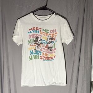 Disney White Short Sleeve Tee